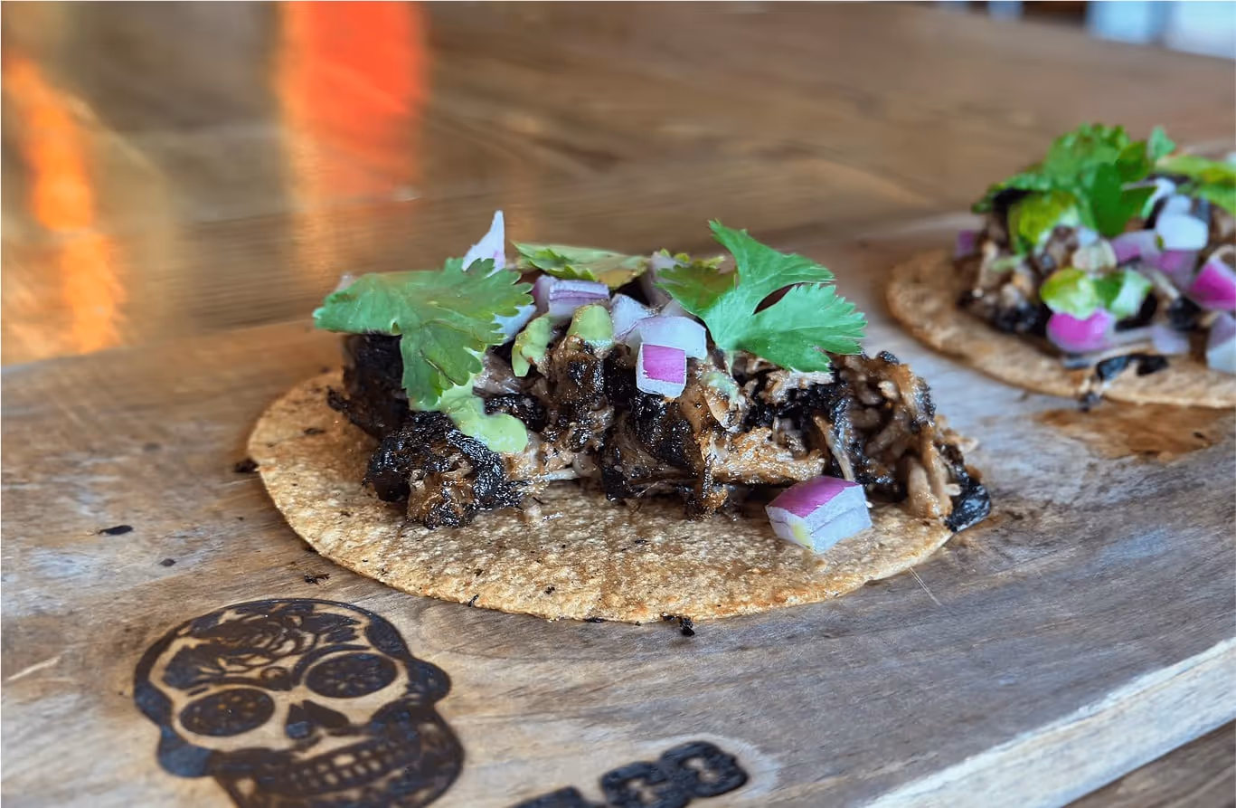 Pork tacos at Tipsy Taco